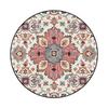 Bohemian Mandala Round Carpet Geometric Ethnic Flowers Round Rug Vintage Floor Mat Living Room Bedroom Dorm Home Decor Chair Mat