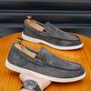 Fashion Lightweight Men Casual Shoes Lazy Shoes Male Breathable Slip-on Mens Suede Driving Shoes Comfortable Loafers Moccasins