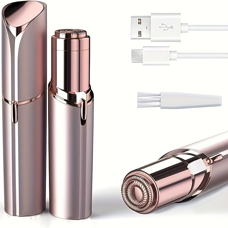 [Painless Epilator] USB Rechargeable Hair Remover Device | For Face, Lips, Chin, Mustache, Fingers | Painless, Portable