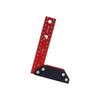Heavy Duty Rust Resistant Aluminum Alloy L Square Measuring Tool for Accurate Woodworking and Construction Measurements