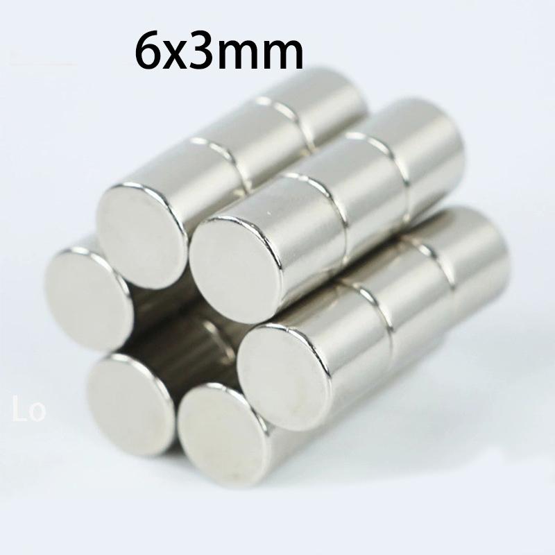 10/20/50ks Silné kotoučové magnety 6 mm x 3 mm pro DIY, Nářadí, Dílnu, Řemesla a Domácí organizaci