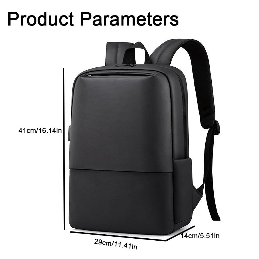 Men's Business Commuter Computer Backpack With Usb Port, Large Capacity Oxford Men's Casual Backpack, Multi-scene Application