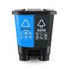 Lihão Dual Compartment Foot Pedal Trash Can