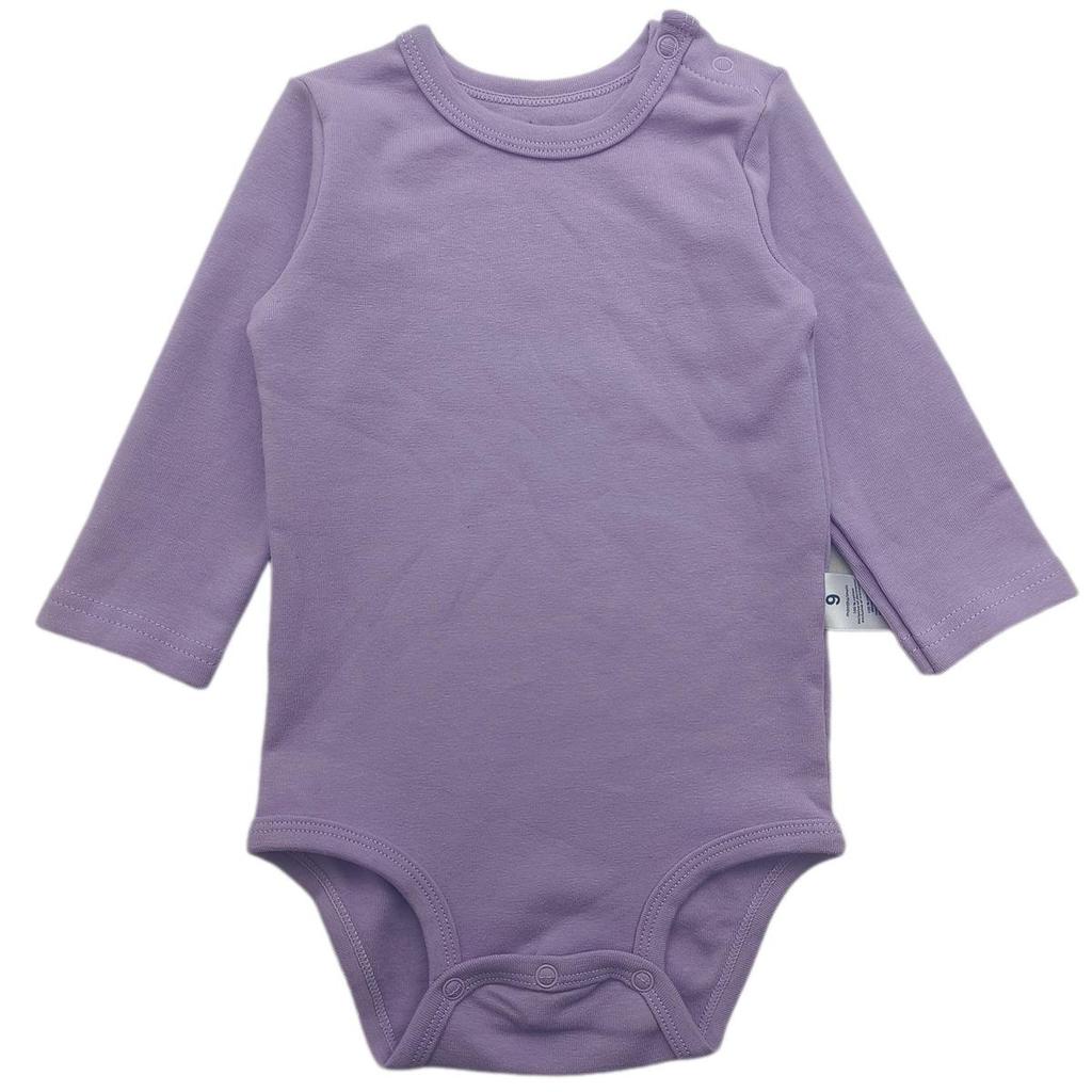 Bawełniany Romper dla Niemowląt z Kwiatowym Wzorem i Kreskówkami, z Nakładanymi Ramionami i Zapięciem w Kroku - Jednoczęściowy Kombinezon z Długim Rękawem dla Chłopców i Dziewczynek.