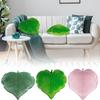 3D Leaf Throw Pillow Decorative Plant Pillow Soft Plush Leaf Shaped Cushion Novelty Plush Backrest Pillow Plant Sleeping Cushion
