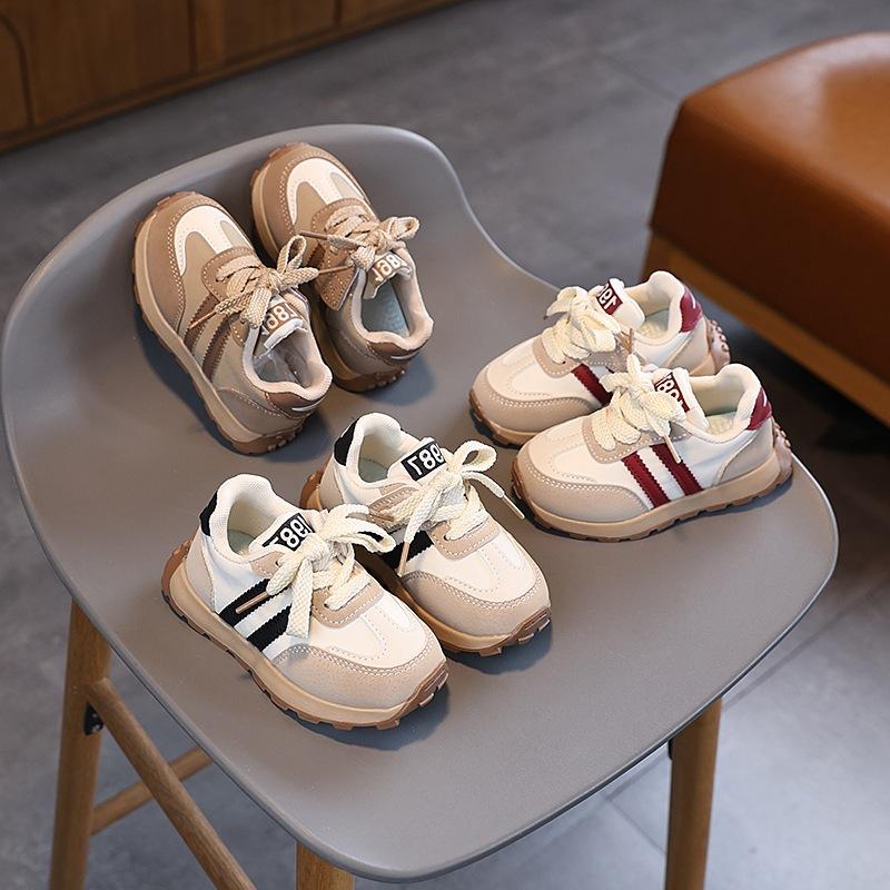 Children's fashion Forrest Gump shoes 2025 autumn new Korean version girls soft-soled running shoes boys casual sports shoes