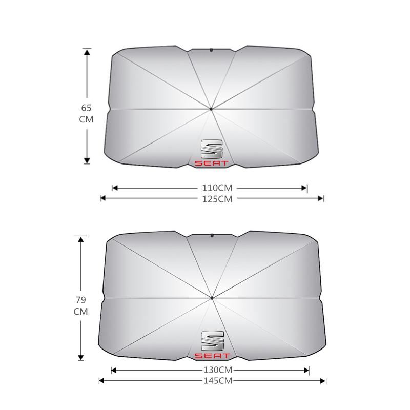 Auto Sonnenschirm Auto Frontscheiben Sonnenschutz Abdeckung Für Seat Leon 5f Ibiza 6l 6j Leon 1p Kissen Altea Xl Leon Auto Zubehör