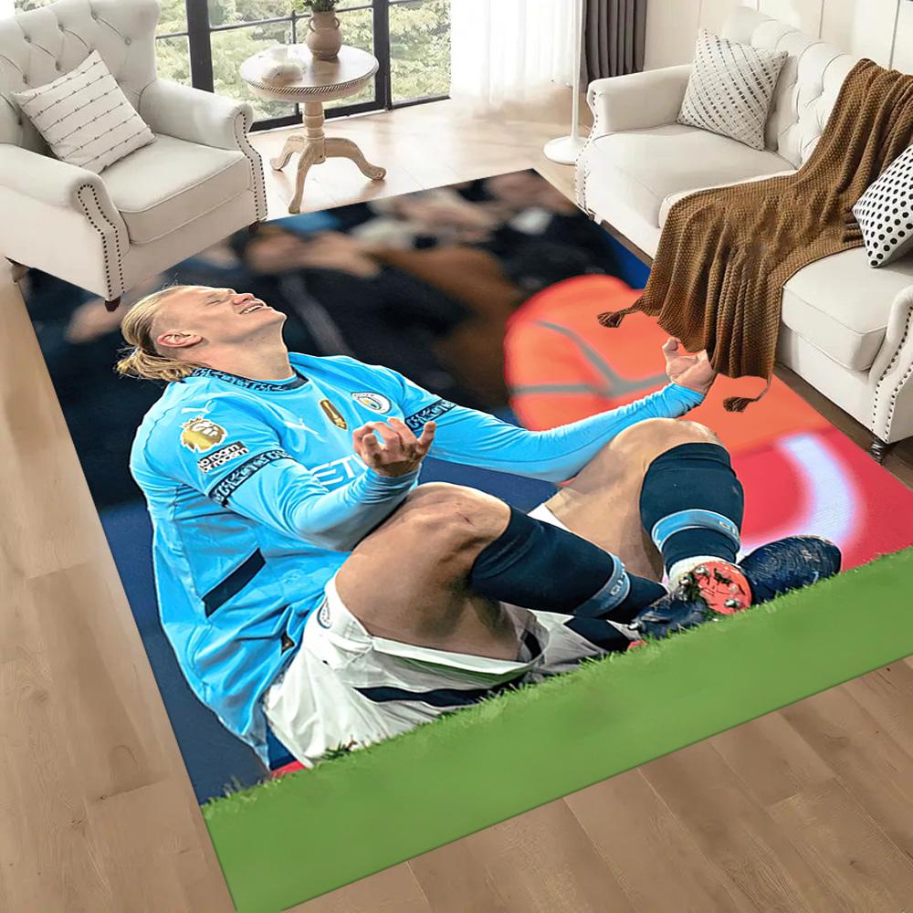 Blue Haaland Style Square rugs are a great choice for living rooms, bedrooms, home décor, and as gifts.