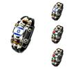 Israeli Palestinian Leather Bracelet European And American Punk Style Multilayered Beaded Bracelet