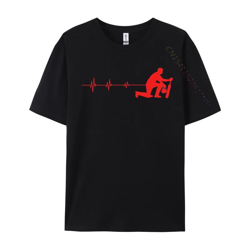 Heartbeat Tshirts Discount Camisa Simple Style Classic Cotton Printed Tops Tees 2024 Brand New Fashion Short Sleeve Tee Shirt