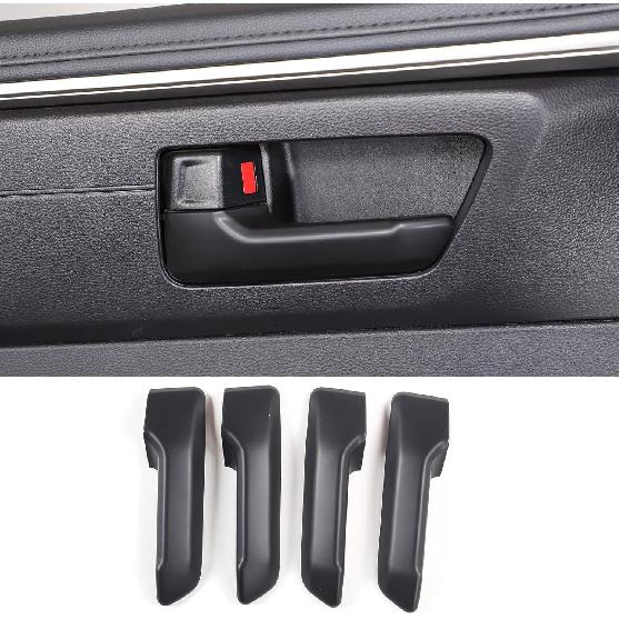 

Car Door Inner Pull Handle Cover Trim for Toyota Tacoma 2024 2025, Car Interior Decoration Accessories (Red) матовый черный