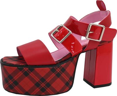 Sandals 2820043 Red Combination Cm Cm [YOSUKE] Women's 25.0 - 25.5