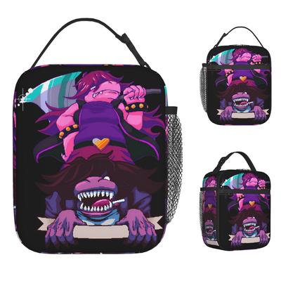 Susie Deltarune Lunch Bag Casual Lunch Box Office Portable Insulated Thermal Tote Handbags For Unisex Waterproof Cooler Bag