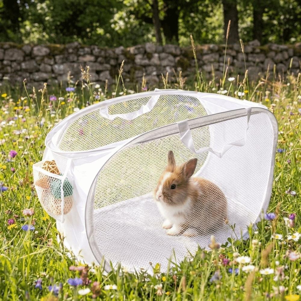 Folding Poultry Escape Fence Transparent Rutin Chicken Anti Escape Tent Exercise Cage