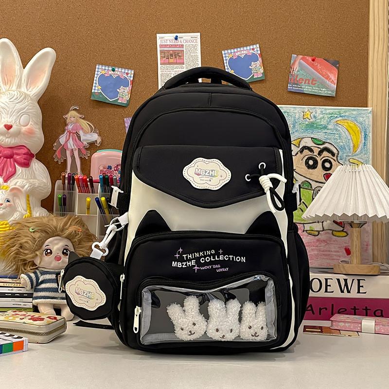 Backpack Rabbit Outdoor Large Capacity Leisure Cute Travel Bag Student Schoolbag