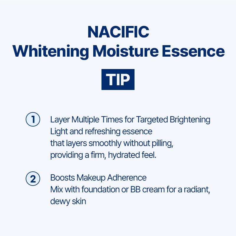 NACIFIC Whitening Starter Line – Choose Essence / Cream / Toner Pad (Single Items)