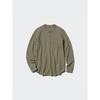 Uniqlo Waffle Henley Neck T  Long Sleeve 