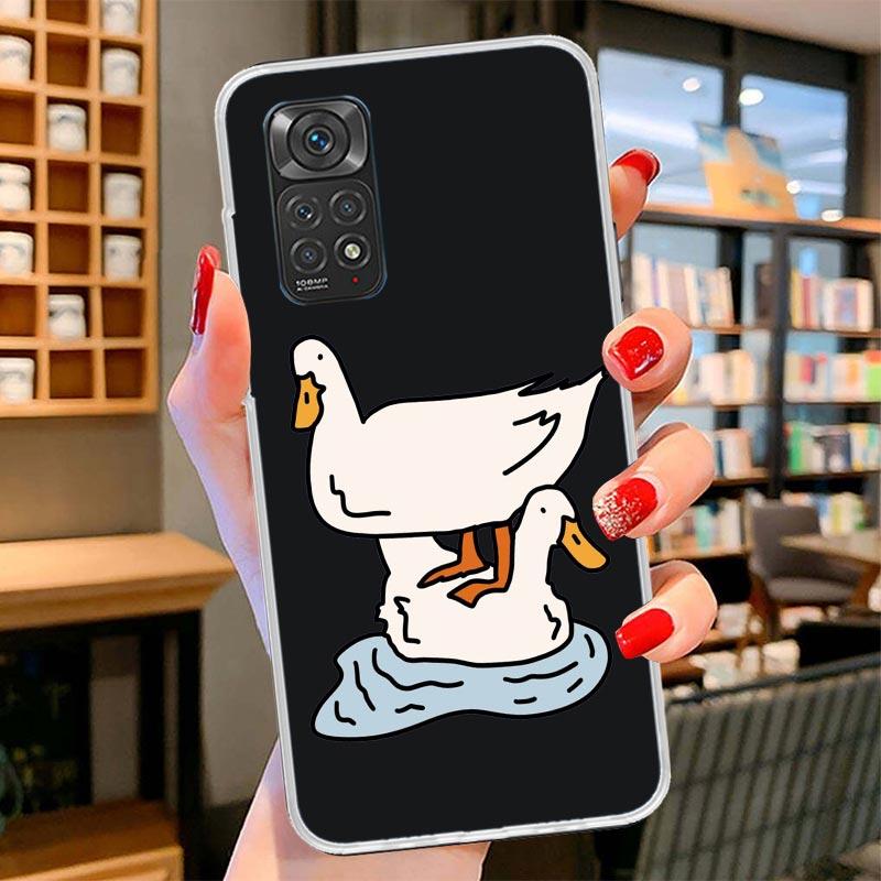 Cartoon Duck Goose Game Cover Phone Case For Xiaomi Redmi Note 15 14 13 12 11 10 Pro Plus 14S 12S 11S 11T 11E 10S Soft Fundas Sh