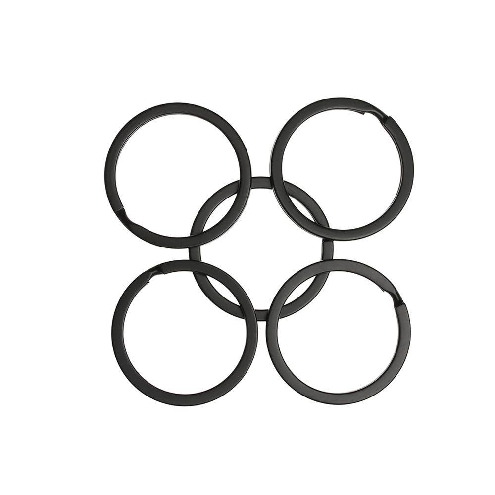 5/10pcs DIY Locking Key Holder Stainless Steel Carabiner Keys Ring Keyring Connectors EDC Keychain