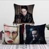 M-Marilyn M-Son Under God Kissenbezug Wohnzimmer Akzent Sofa Rückenlehne Quadratisch Lounge Entspannender Nickerchen Begleiter Kissenhülle