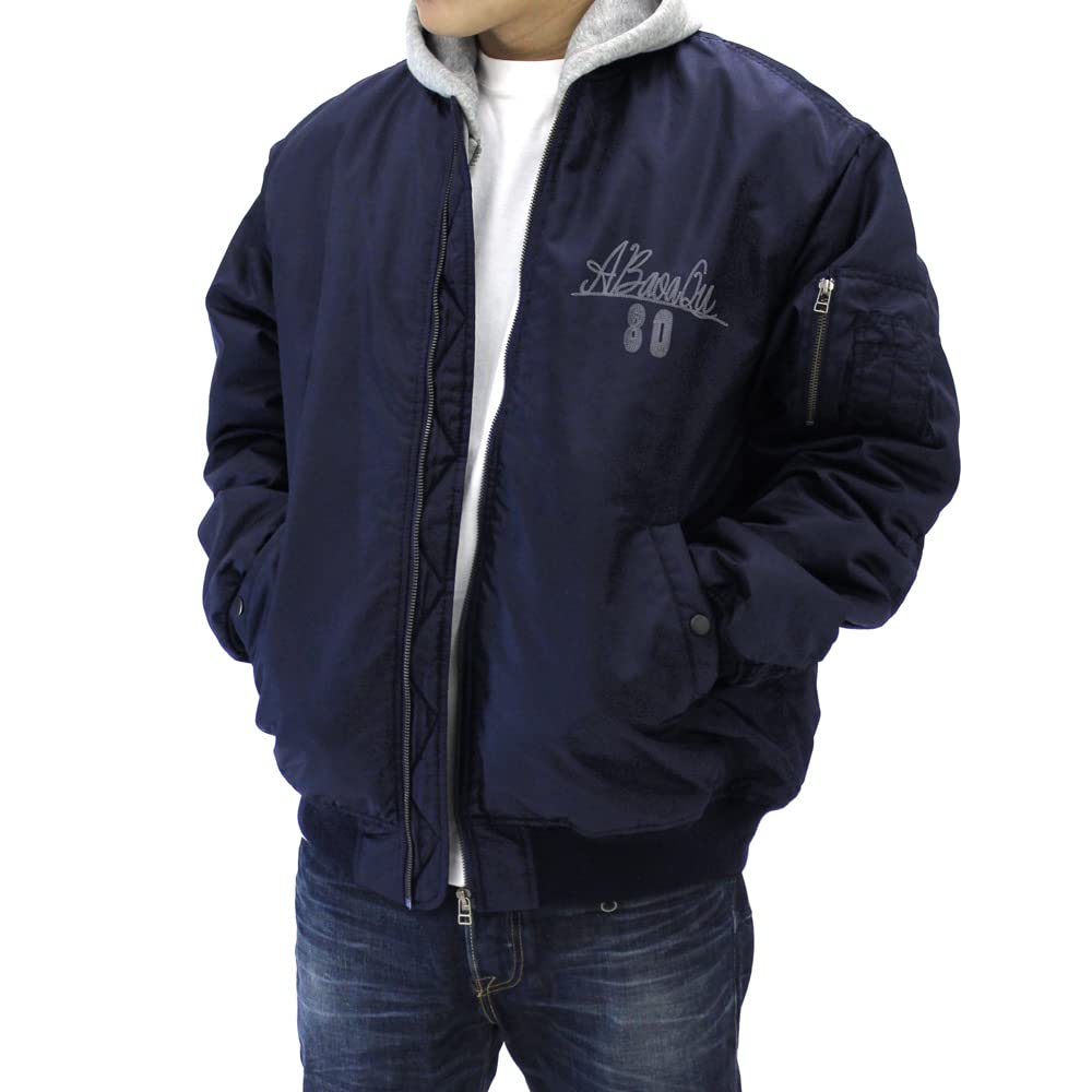 COSPA Mobile Suit Gundam A Baoa Qu MA-1 Jacket Navy XL Size