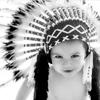 Children's Indian Chief Feather Headdress Prop for Parties
