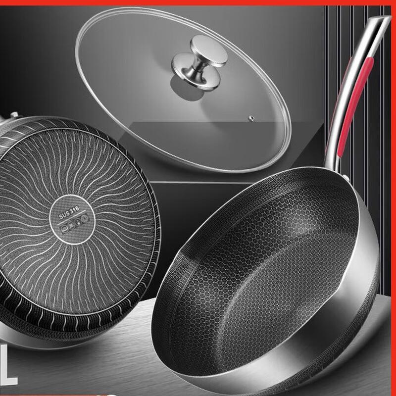 ZISIZ Stainless Steel 5-Piece Cookware Set