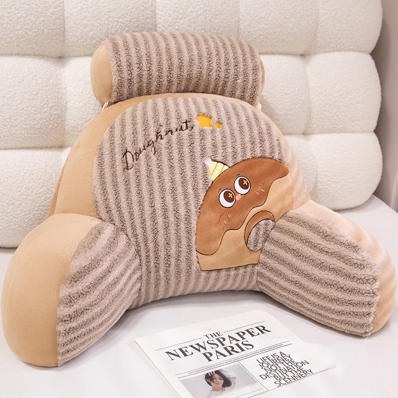 Autumn And Winter Thickened Warm Waist Office Backrest Removable And Washable Student Dormitory Bedside Pillow Birthday Gift