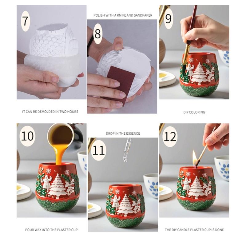 Christmas Tree Silicone Mold Suitable for Resin Crafts Embossed Planter Jewelry Making Multipurpose Holiday Decoration