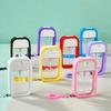 Portable Square Perfume Spray Bottle 45ml Alcohol Watering Hand Sanitizer Refillable Silicone Set Makeup Atomizer For Traveling