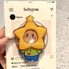 Cartoon Cute iPhone Case for Apple 17 Pro Max/16 Plus: Artistic Shin-chan Love Star Design