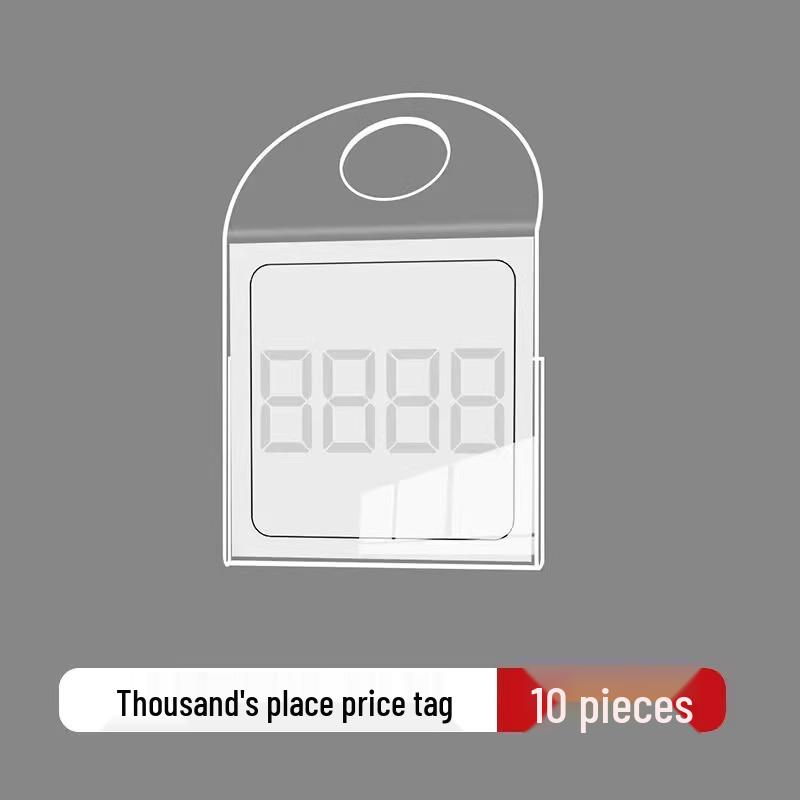 Promotional Clothing Store Hang Tag: Price, Discount, Recommended Label for Shelf Display