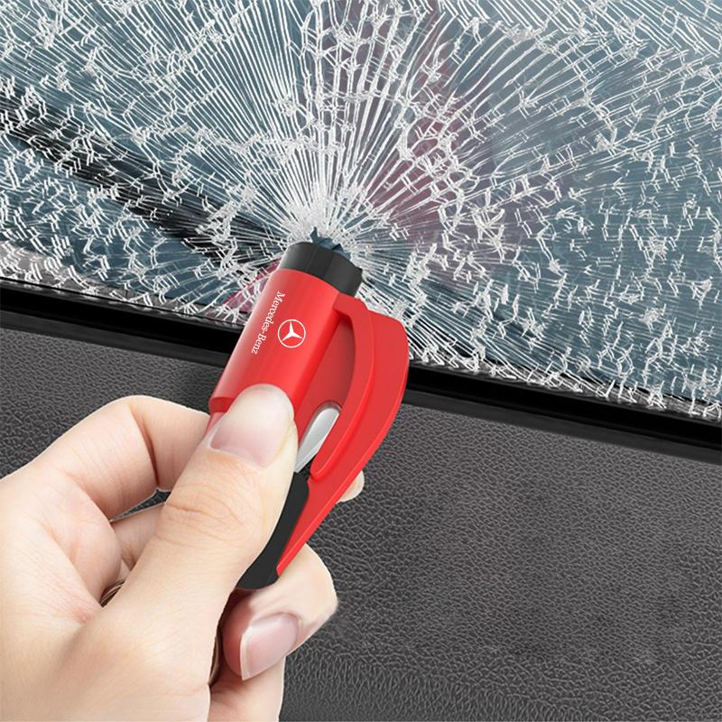 3-in-1 Car Safety Hammer Auto Emergency Glass Window Breaker Car Tool For Mercedes Benz AMG W108 W124 W126 W140 W168 W169 W176 W177 W203
