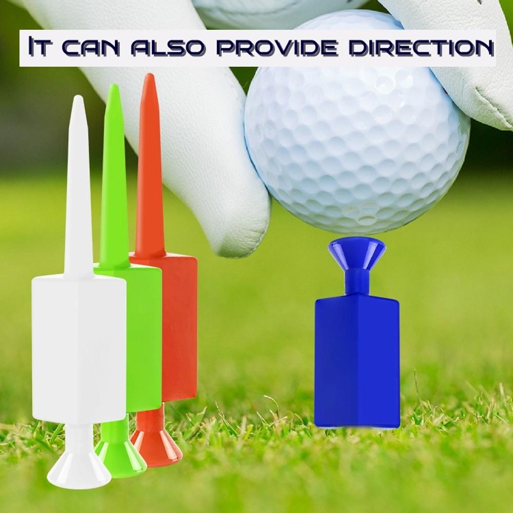 12pcs Enhance Distance Flat Ball Pegs Multi-Color Golf Tee Golf Ball Pegs  Golf Practice