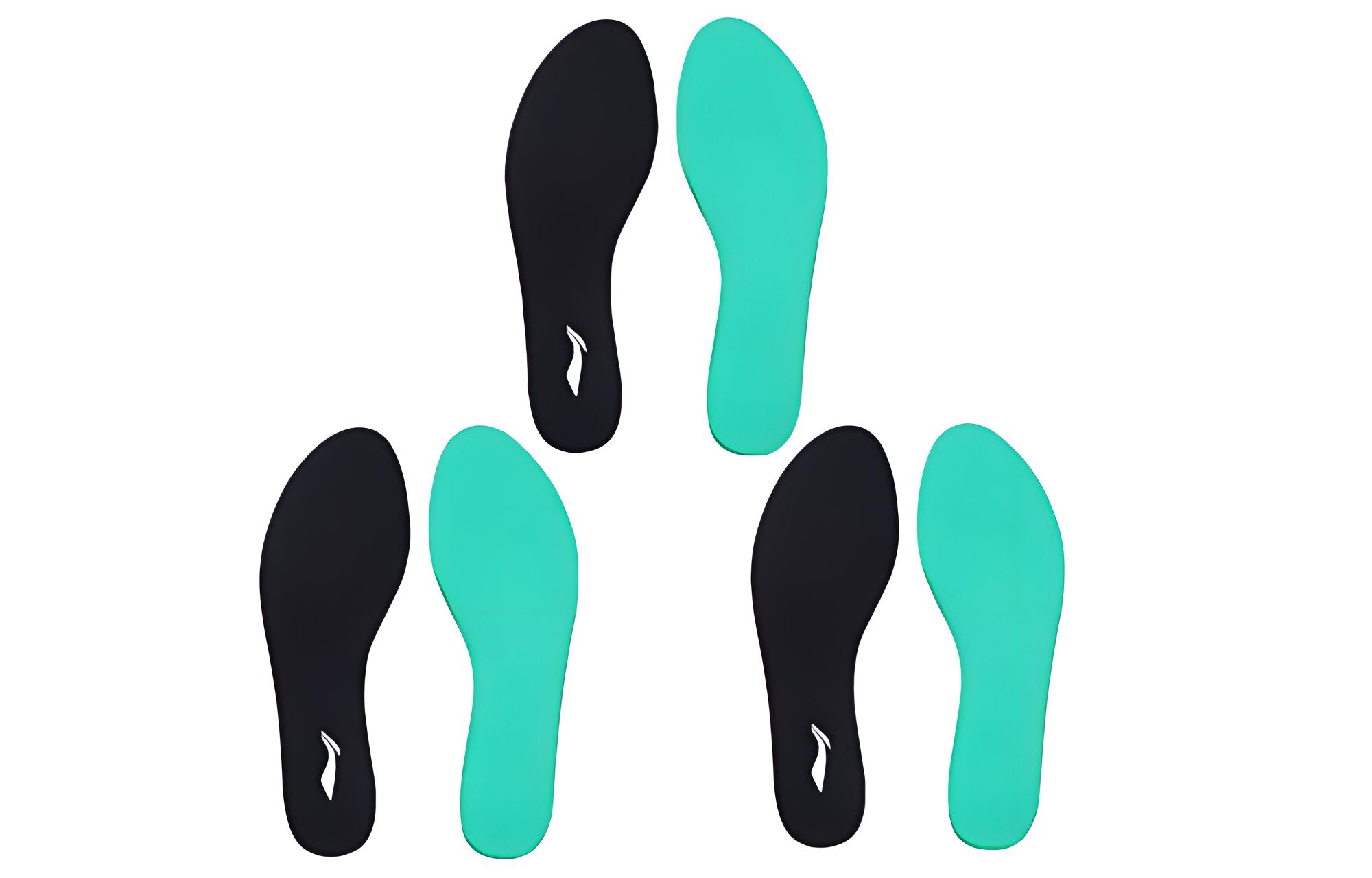 Li Ning EVA Insoles Men s Black/Green YQAT035-1 36