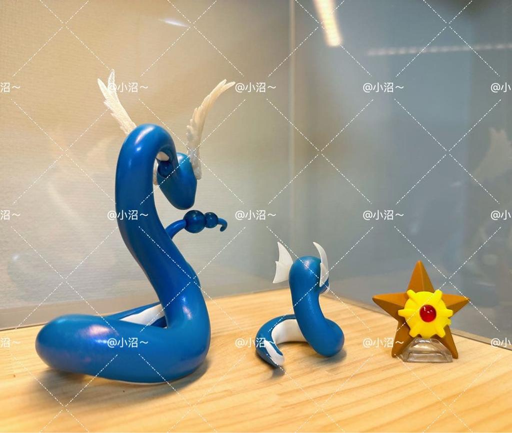 [USED] Pokemon Scale World Miniryu and Hakuryu 1/20 scale PVC