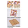 Wooden Dog Coloring Puzzle Kit DIY Paintable Puppy Jigsaw Puzzle Frame with Marker Pens Glue