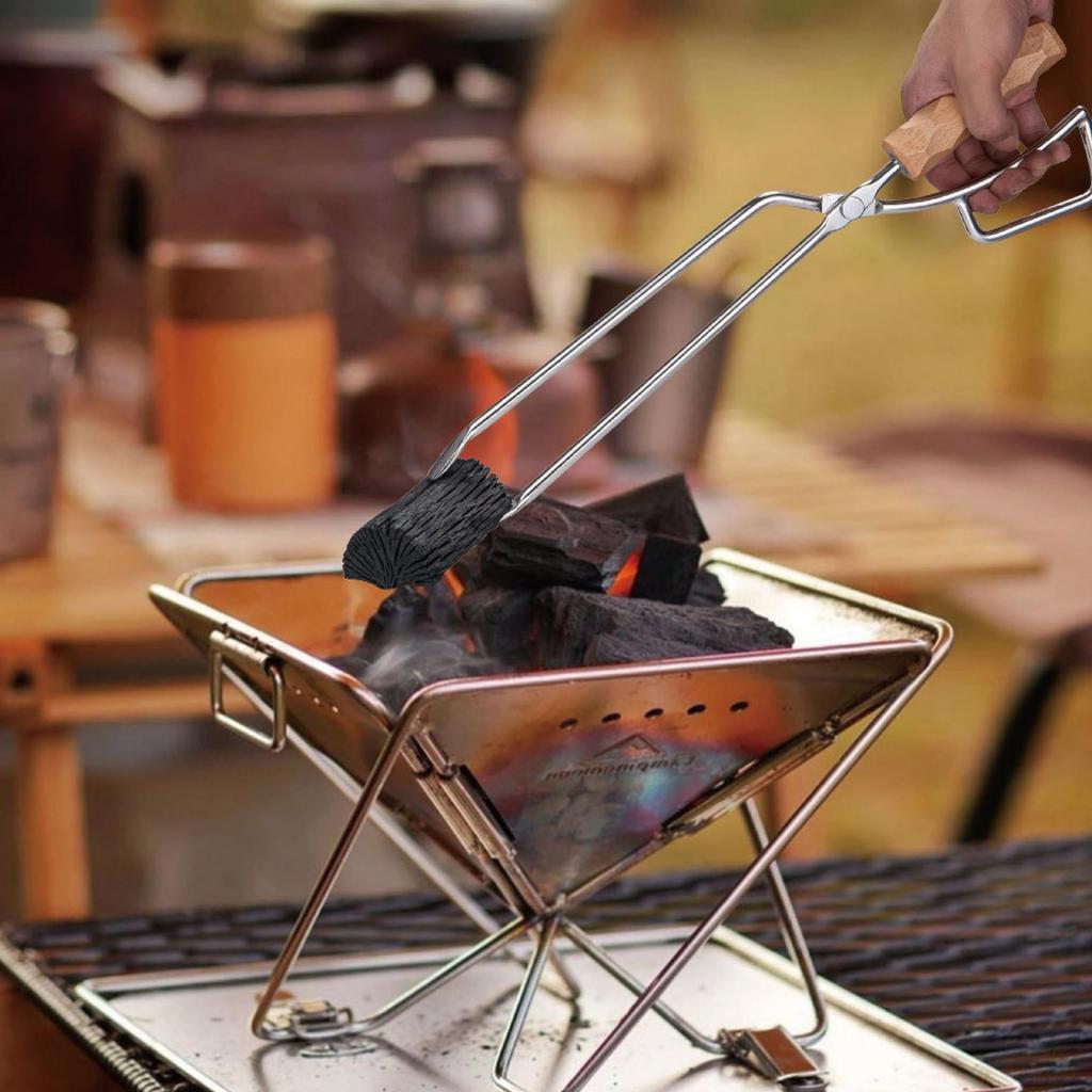 RODGERS Firewood Fireplace Charcoal BBQ Barbecue Fireplace Camping Stainless Steel Fire Tongs RGOD-TONGS-SV Tongs, Tongs, Tongs, Tongs, Tongs,