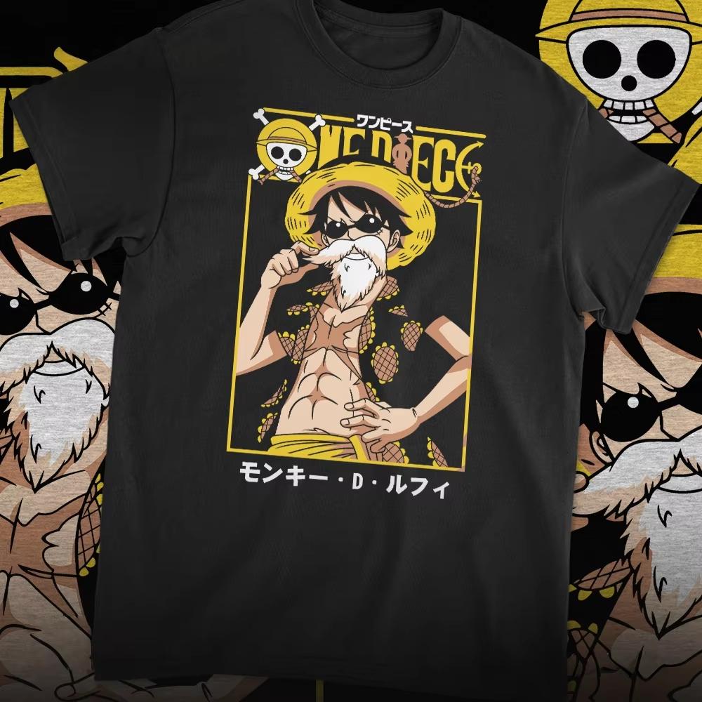 

2026 Summer Anime One Piece Luffy Dressrosa Graphic TShirt Cotton Shirt Unisex Unisex Short Y2k Selling Popular Sleeve ONeck L