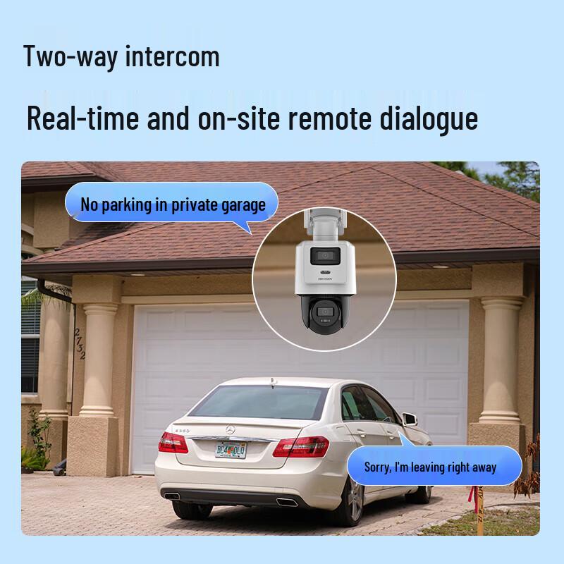 HIKVISION Outdoor 8MP Wireless PTZ Dual-Lens AI Security Camera CN Plug (adapter Included)