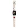 Riem Hello Kitty Siliconen Band Kitty Hoofd Voor Apple Watch 38/40/41Mm, Beige/Beige