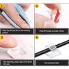 10/20/50Pcs Cable Organizer Clips Wire Winder Holder Protector USB Cable Management Adhesive Hooks Desk Clamp for Home Office
