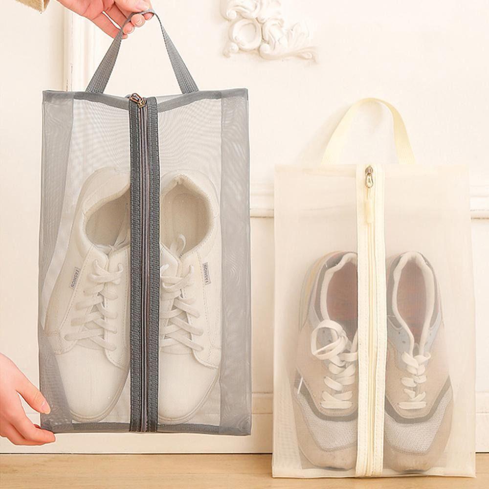 Lightweight Portable Outdoor Mesh Shoe Bag Breathable Shoe Organizer  for Outdoor Use/Travel/Sports
