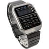 Casio Vintage Series Digital Watch CA-500WEGG-1B Unisex Metal Band 8-Digit Calculator Dark Gray Metallic