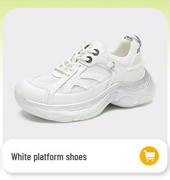 Women's 2025 Autumn/Winter Non-Slip Height-Enhancing Dad Sneakers: Breathable, Versatile Casual Footwear