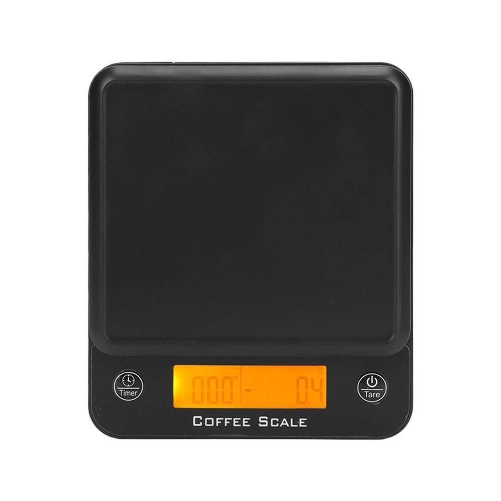 LCD Display Coffee Scale ABS Food Baking Scale Durable Digital Kitchen Scale Coffee Brewing