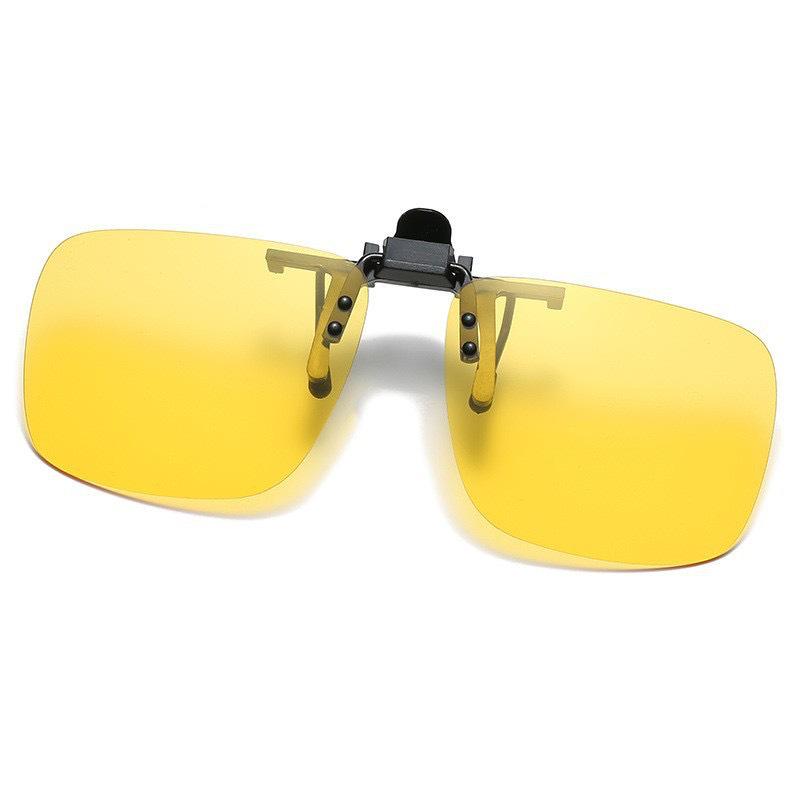 Clip-On Night Vision & Anti-UV Sunglasses for Drivers - Flip-Up Design for Men & Women