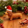 Adorable Dachshund Plush Toy Soft Stuffed Animal Dog Doll For Home Decor kids' Birthday Parties And Gifts