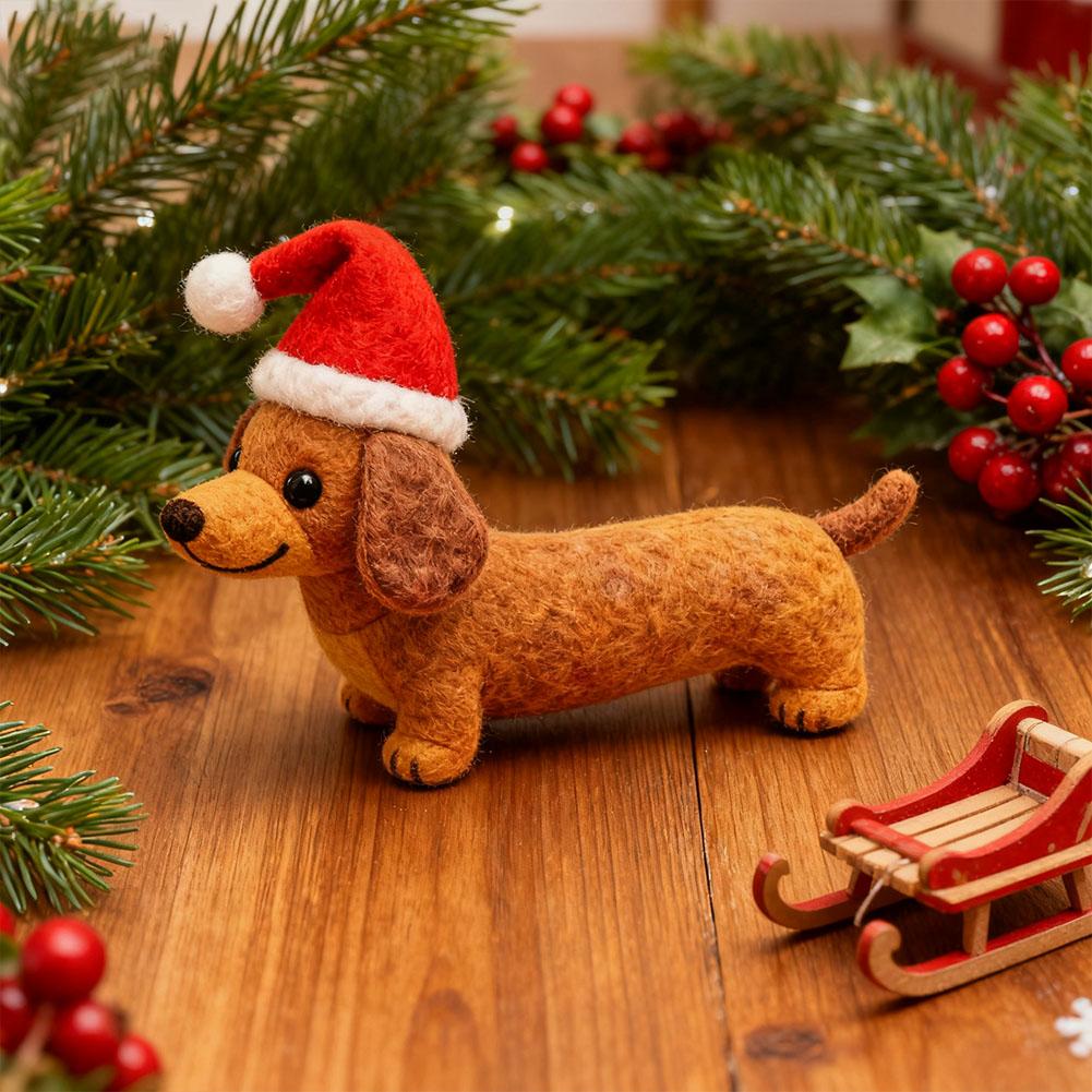 Adorable Dachshund Plush Toy Soft Stuffed Animal Dog Doll For Home Decor kids' Birthday Parties And Gifts