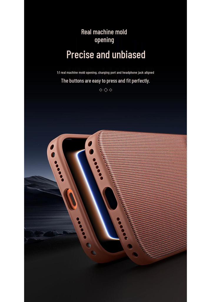 Official Magnetic Fabric Case for iPhone 17 Pro Max - Apple Tech Frosted Full Coverage Protective Case